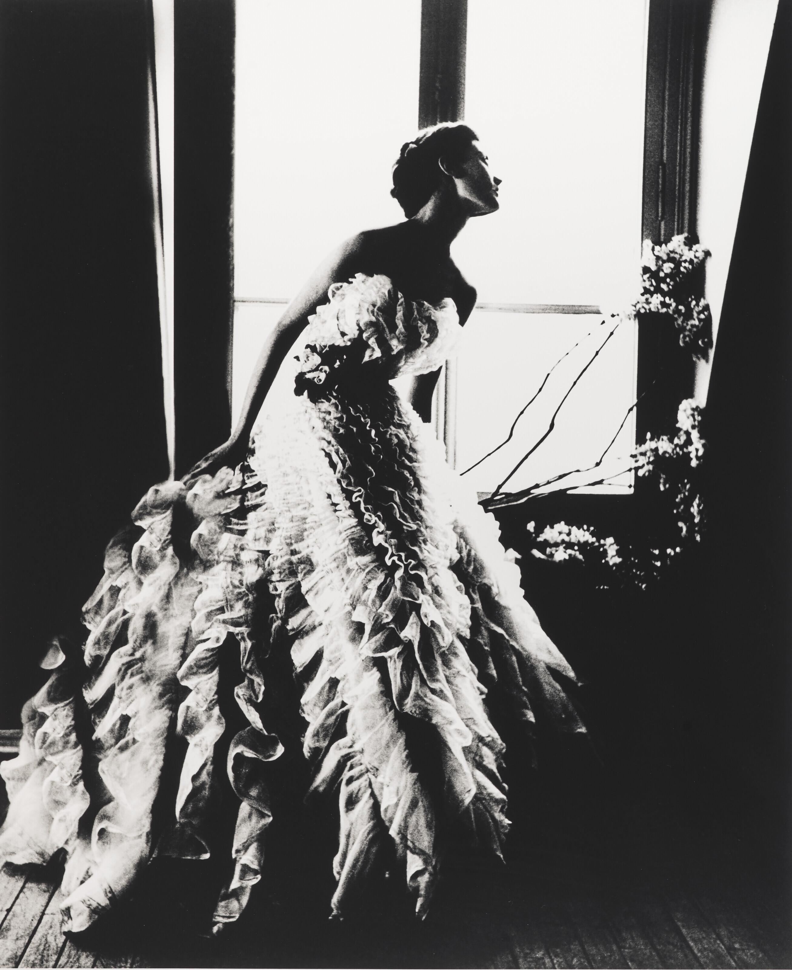 Lillian Bassman - Fantasy on the Dance Floor, Barbara Mullen, dress by Christian Dior, Paris, 1949