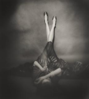 Lillian Bassman - The Well-Dressed Leg, Dorian Leigh, Harper\'s Bazaar, New York, 1948