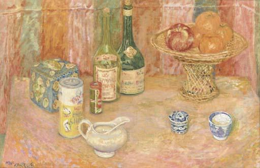 Lillian Mackendrick - Still Life with Blue Canister