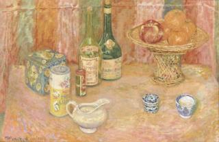 Lillian Mackendrick - Still Life with Blue Canister