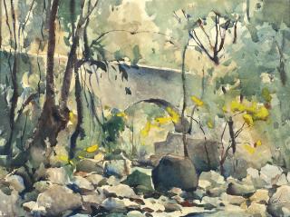 Lim Cheng Hoe - At the Rocky Brook