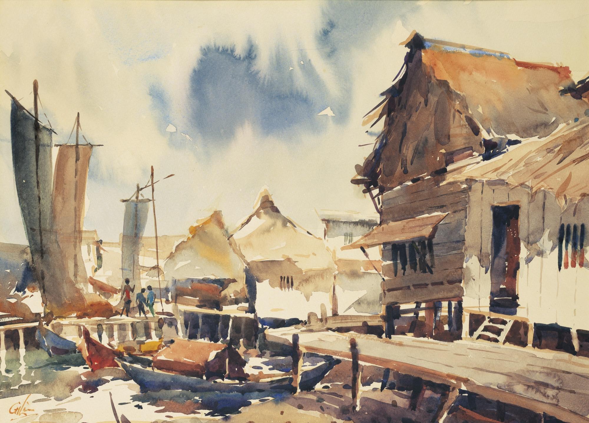 Lim Cheng Hoe - Fisherman\'S Huts - Pontian