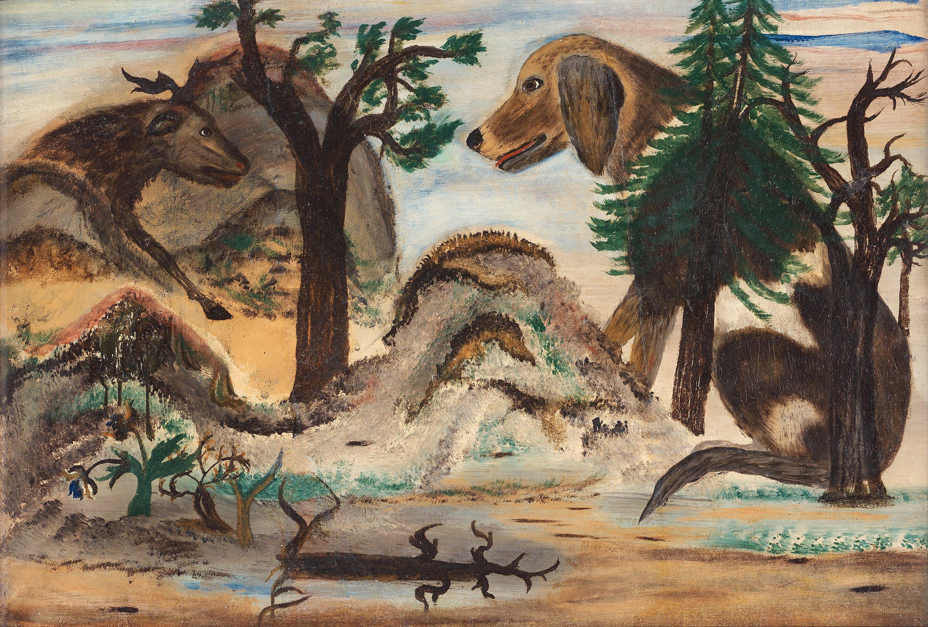 Lim-Johan - Elk and hound