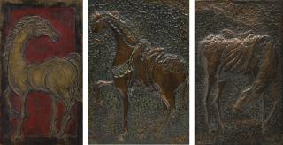 Lim Nang Seng - (I) Horse (Ii) Horse Trotting (Iii) Horse With Head Down