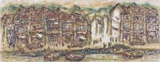 Lim Tze Peng - Shophouses By The River