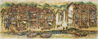 Lim Tze Peng - Shophouses By The River