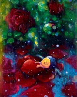 Lin Bao Ling - Fallen Flowers Ii (Painted In 2020)