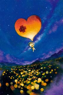 Lin Bao Ling - Sky Lantern Ii (Painted In 2020)