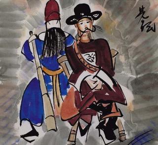 Lin Fengmian - A court official and attendant