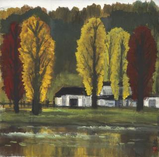 Lin Fengmian -  Autumn Scenery