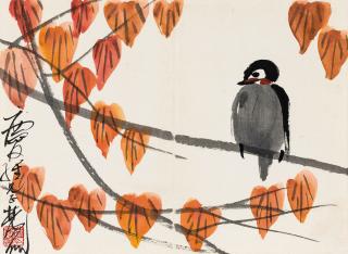 Lin Fengmian - Bird On A Branch