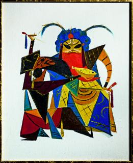 Lin Fengmian - Chinese Opera Series: Scene Of Assassination Of Wang Liao