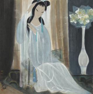 Lin Fengmian - Dressing in the Morning