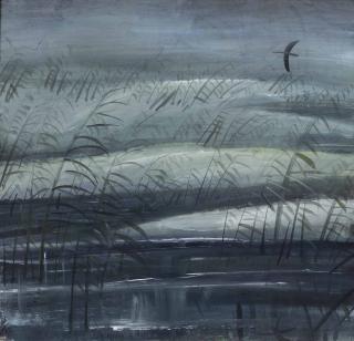 Lin Fengmian - Flying Above Reeds