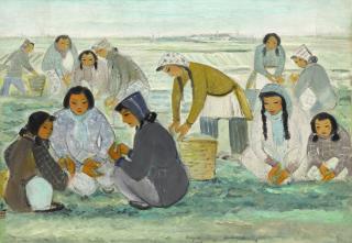 Lin Fengmian - Harvest At Dawn