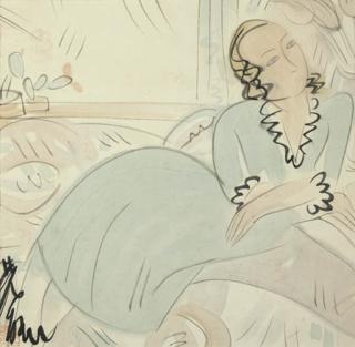 Lin Fengmian - Jeune Femme