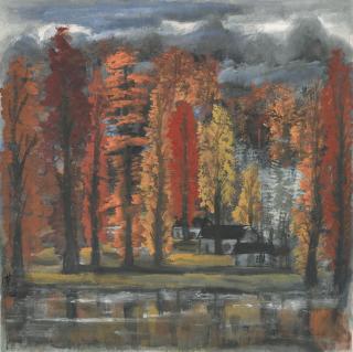 Lin Fengmian - Living in the Autumn Forest