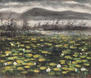 Lin Fengmian - Lotus Pond