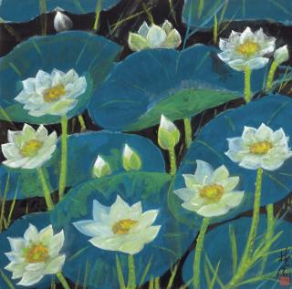 Lin Fengmian - Lotus Pond