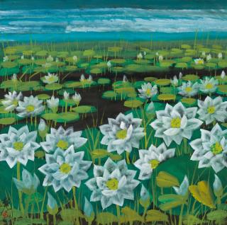 Lin Fengmian - Lotus Pond