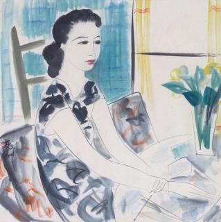 Lin Fengmian - Modern Lady