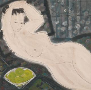 Lin Fengmian - Nude