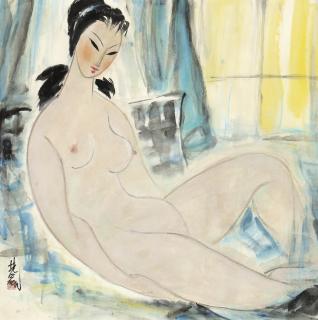 Lin Fengmian - Nude