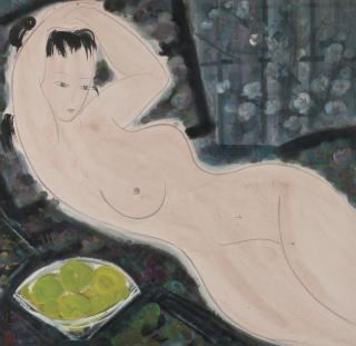 Lin Fengmian - Nude