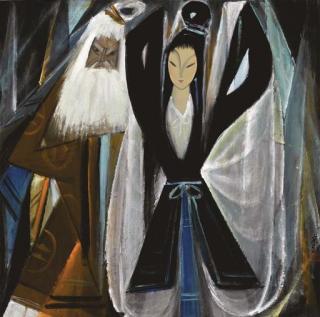 Lin Fengmian - Opera Figures
