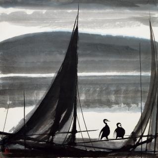 Lin Fengmian - Ospreys(Painted In 1960)