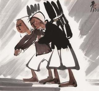 Lin Fengmian - Peasants