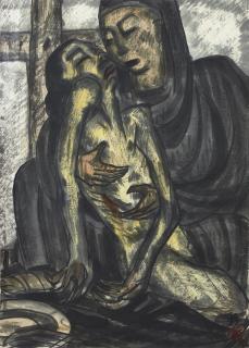 Lin Fengmian - Pieta