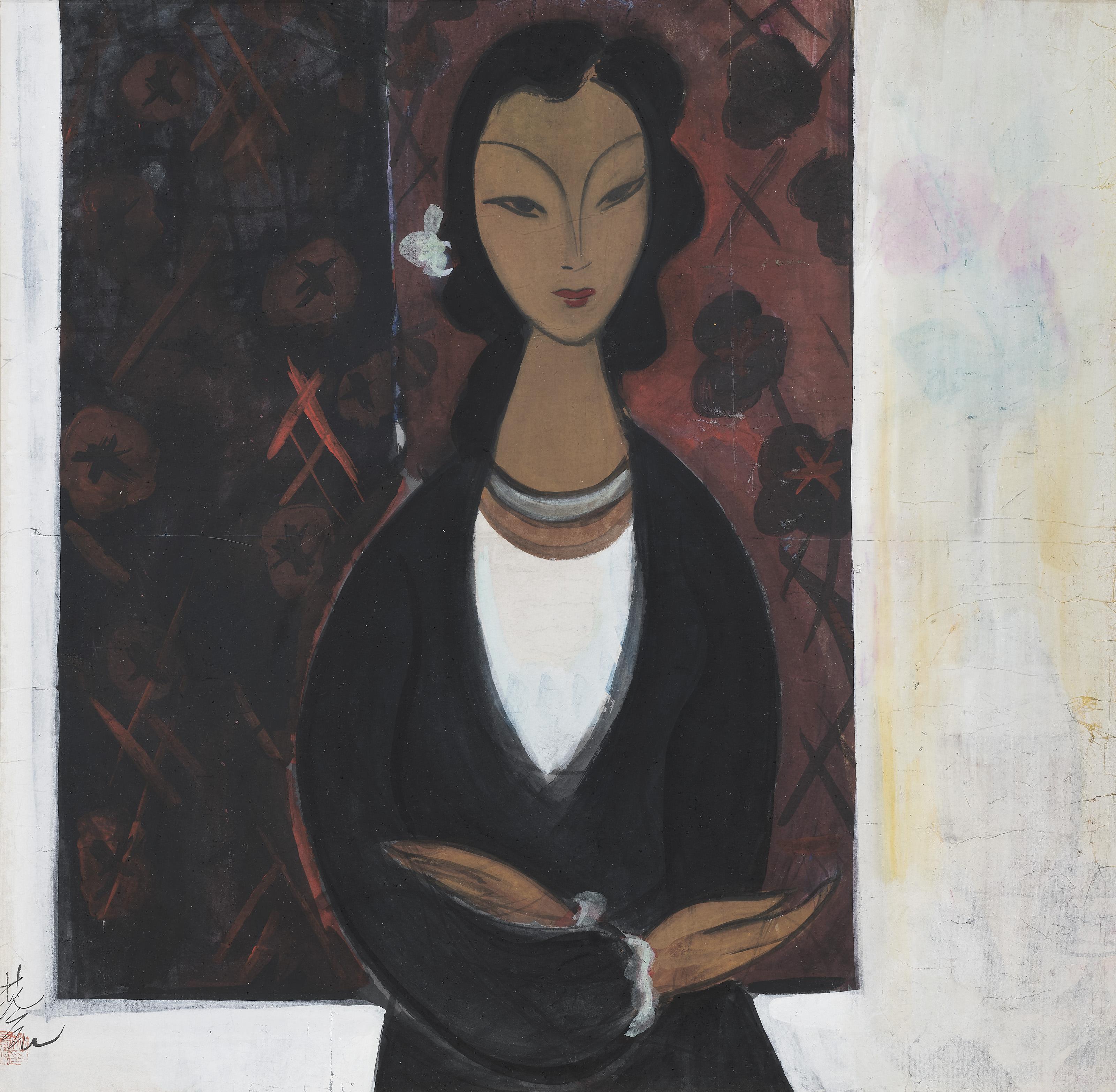 Lin Fengmian - Portrait Of Lalan