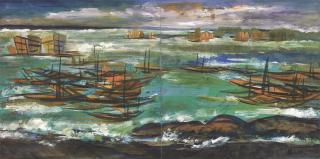 Lin Fengmian - Seascape