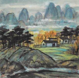 Lin Fengmian - Secluded Village