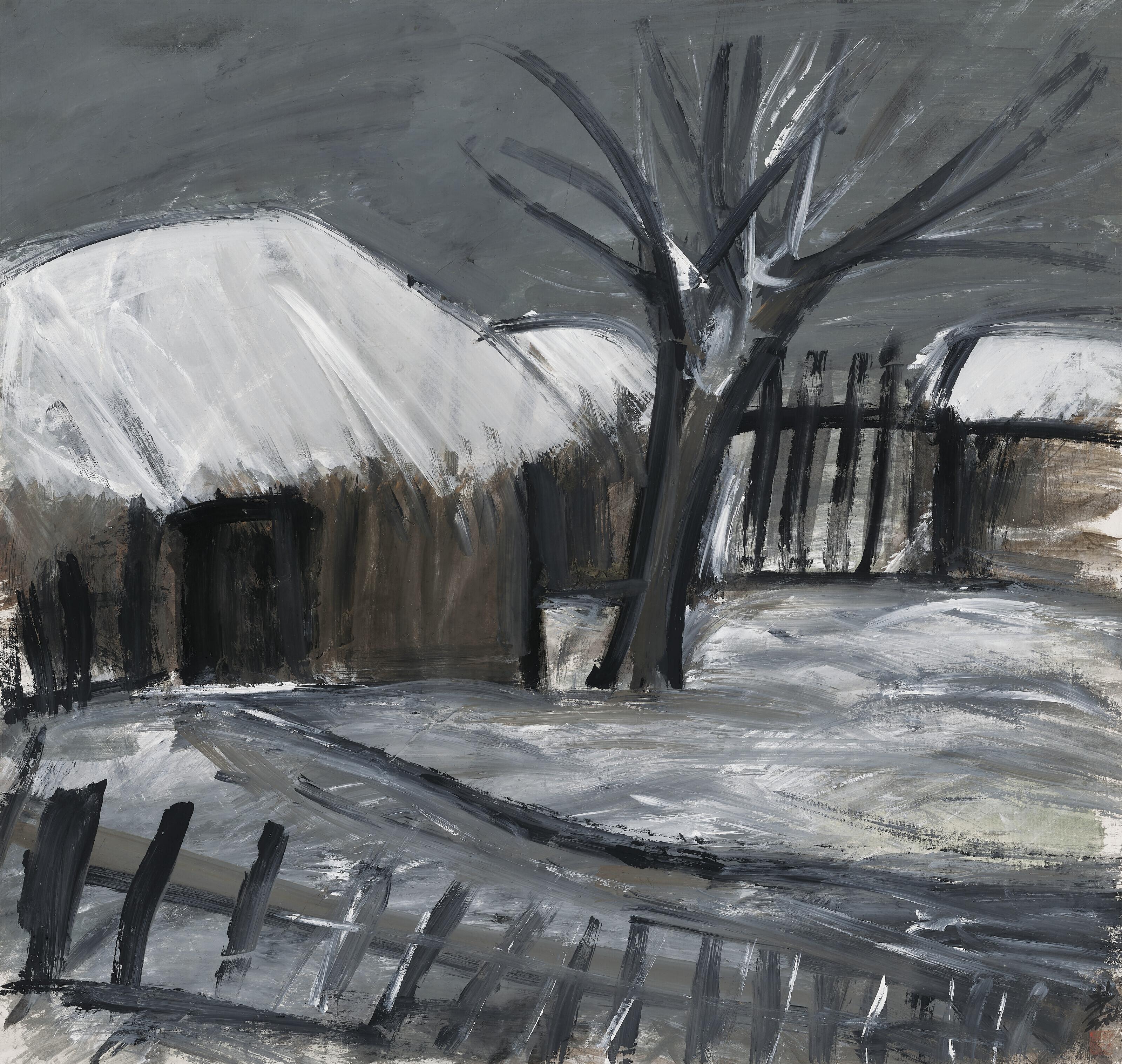 Lin Fengmian - Snowscape