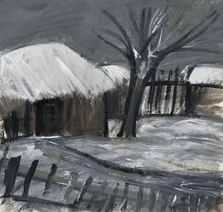 Lin Fengmian - Snowscape