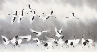 Lin Hukui - Cranes