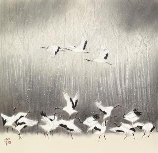 Lin Hukui - Cranes