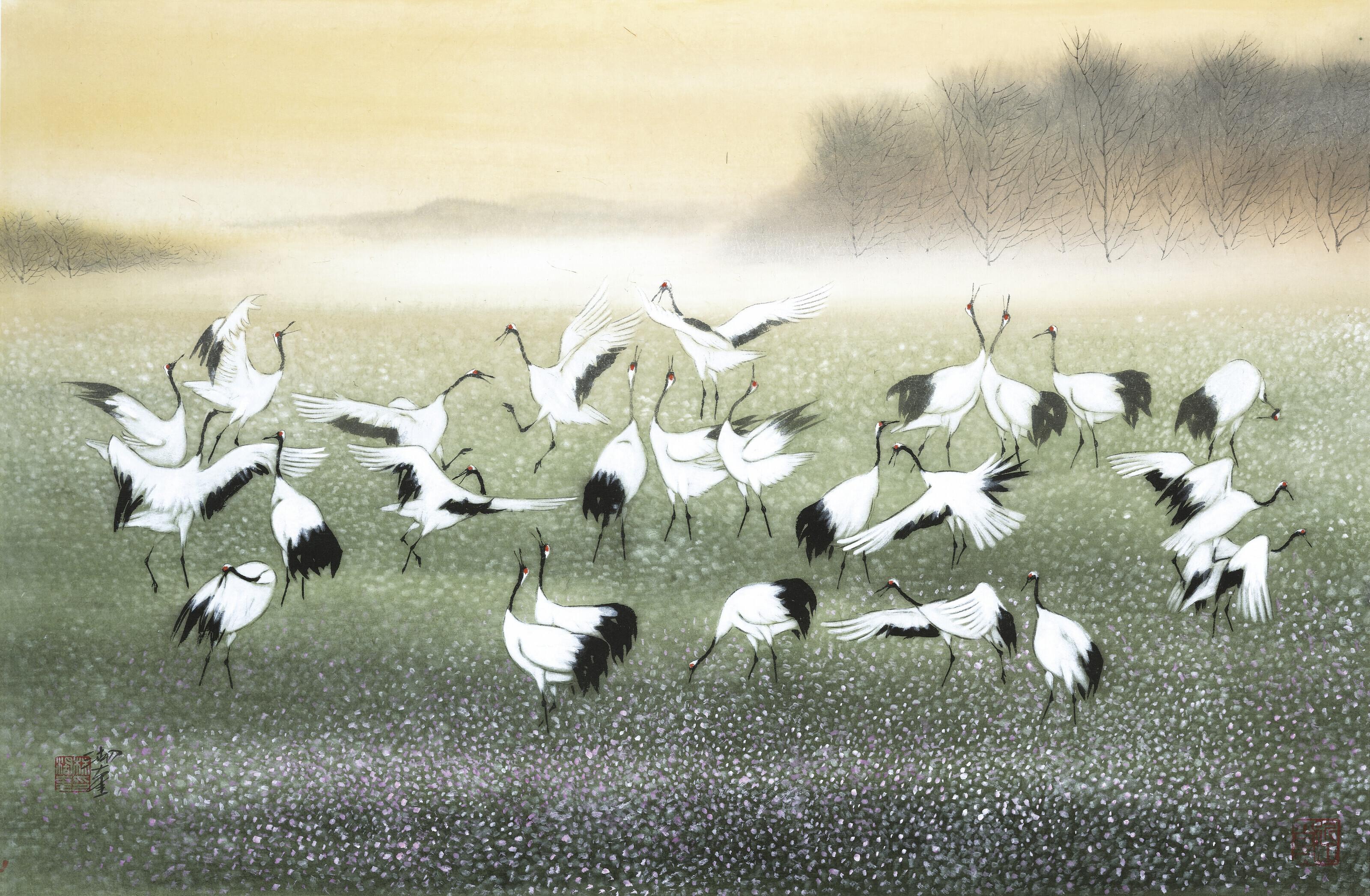 Lin Hukui - Dancing Crane