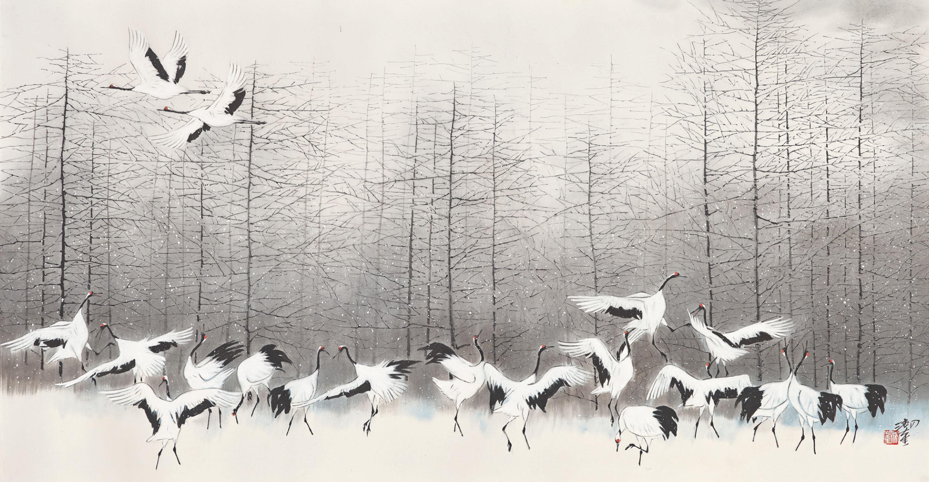 Lin Hukui - Dancing in Snow