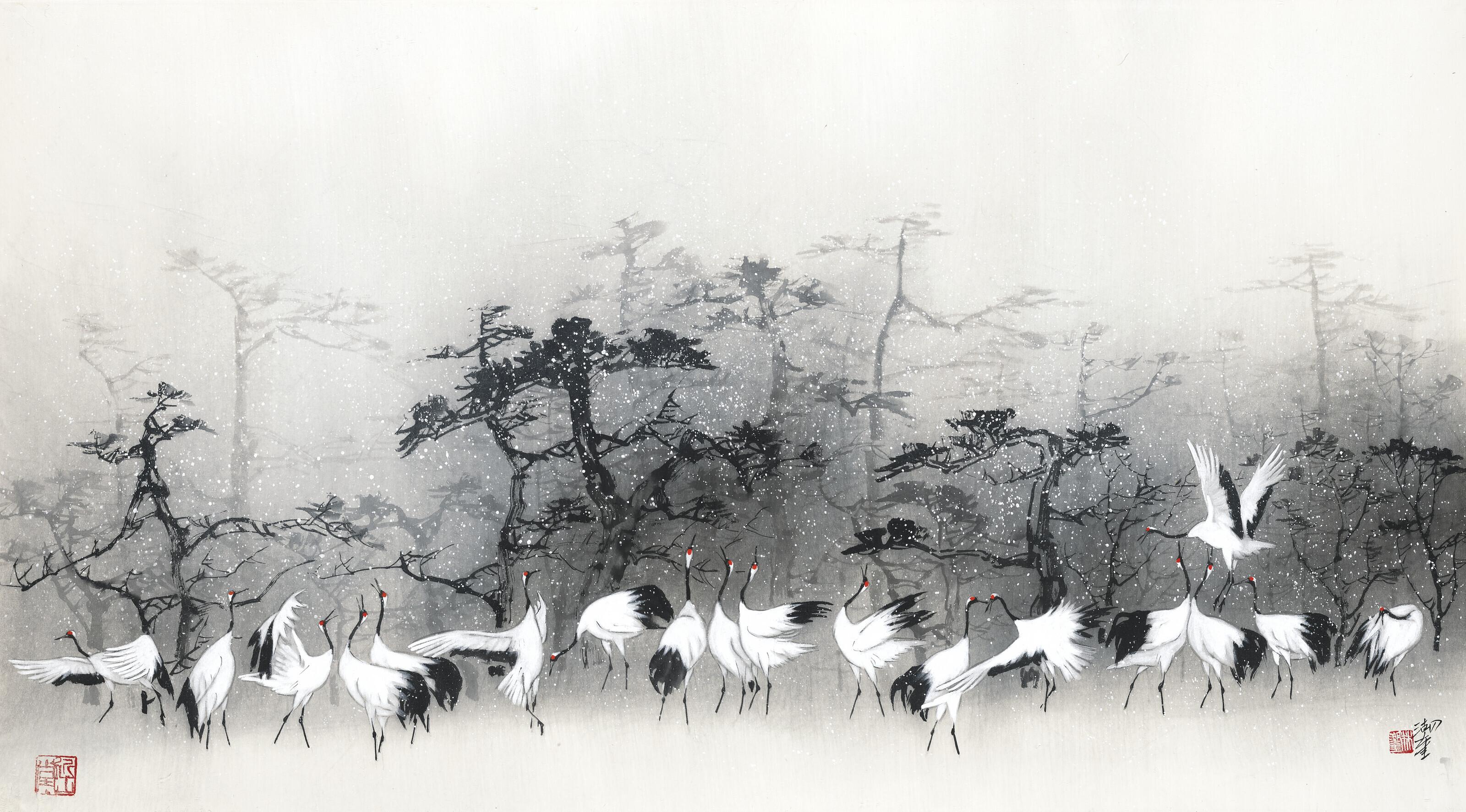 Lin Hukui - Longevity Cranes