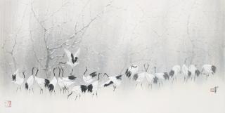 Lin Hukui - Playing in the Snow