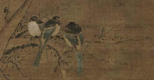 Lin Liang - Birds In A Winter Forest