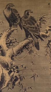 Lin Liang - Hawks in Winter