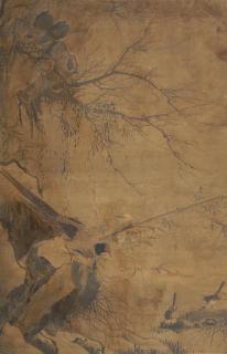 Lin Liang - Pheasants in a Winter Scene