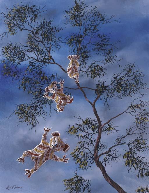 Lin Onus - Koalas At Play