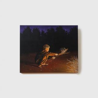 Lin Onus - Wamut and Warru, 1989