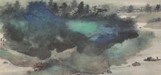 Lin Qingni - Spring Scenery in Splashed-Colour