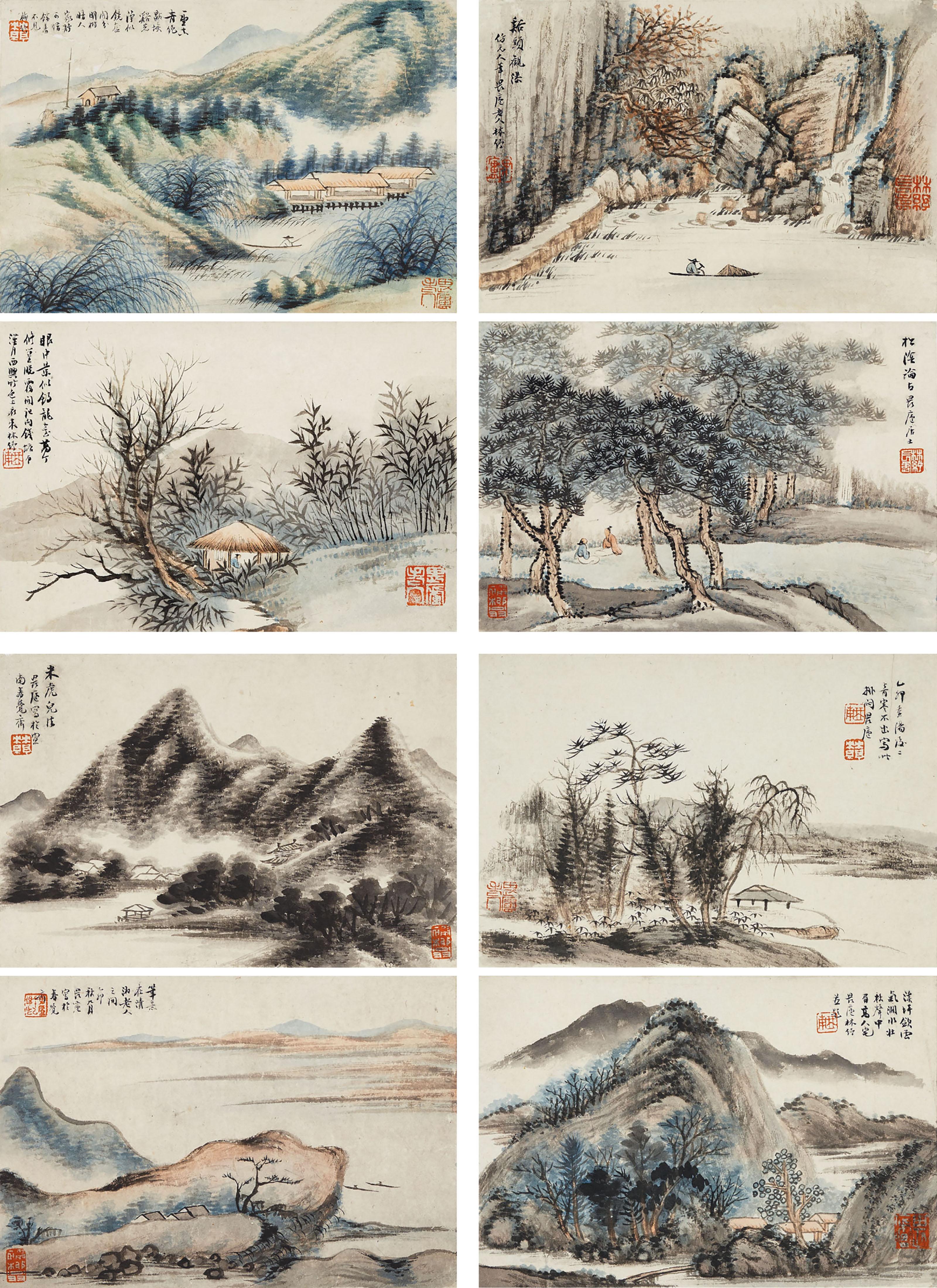 Lin Shu - Landscapes/Calligraphy